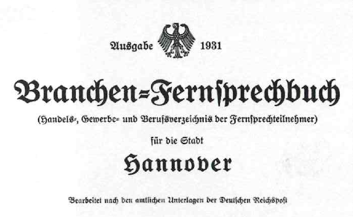 Geschichte 1930