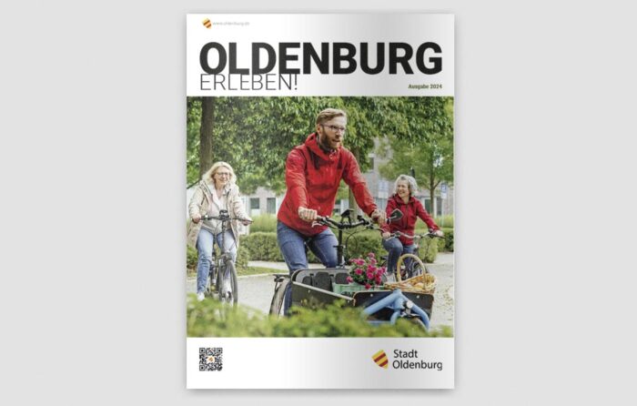 Wer etwas über Oldenburg wissen möchte, sollte in unserer Standortpublikation „Oldenburg erleben! 2024“ nachschlagen. Hier entdecken nicht nur Neu-Oldenburger*innen, sondern auch Alteingesessene Facetten ihrer Stadt, die sie noch gar nicht kannten.